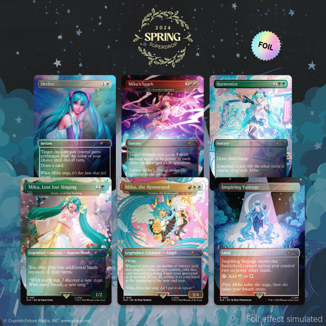 Secret Lair x Hatsune Miku: Sakura Superstar EN Foil Edition