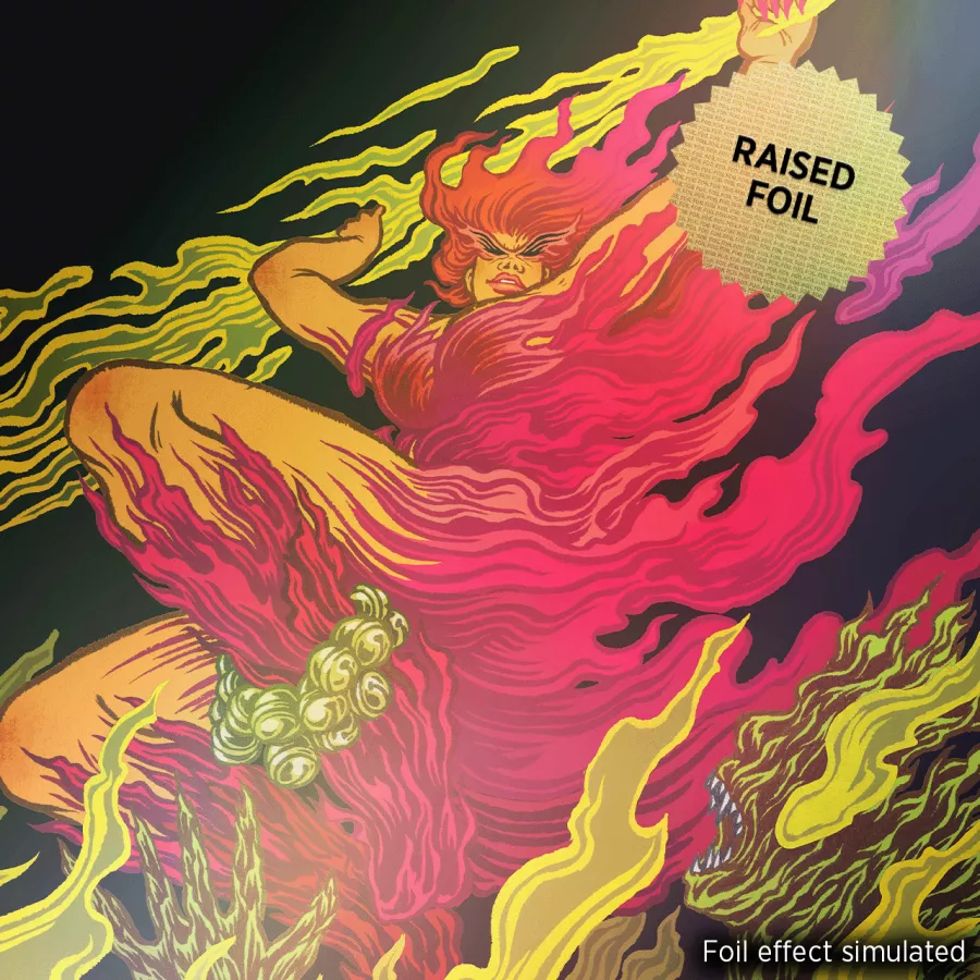 EVERYTHING IS ON FIRE Raised Foil Edition
