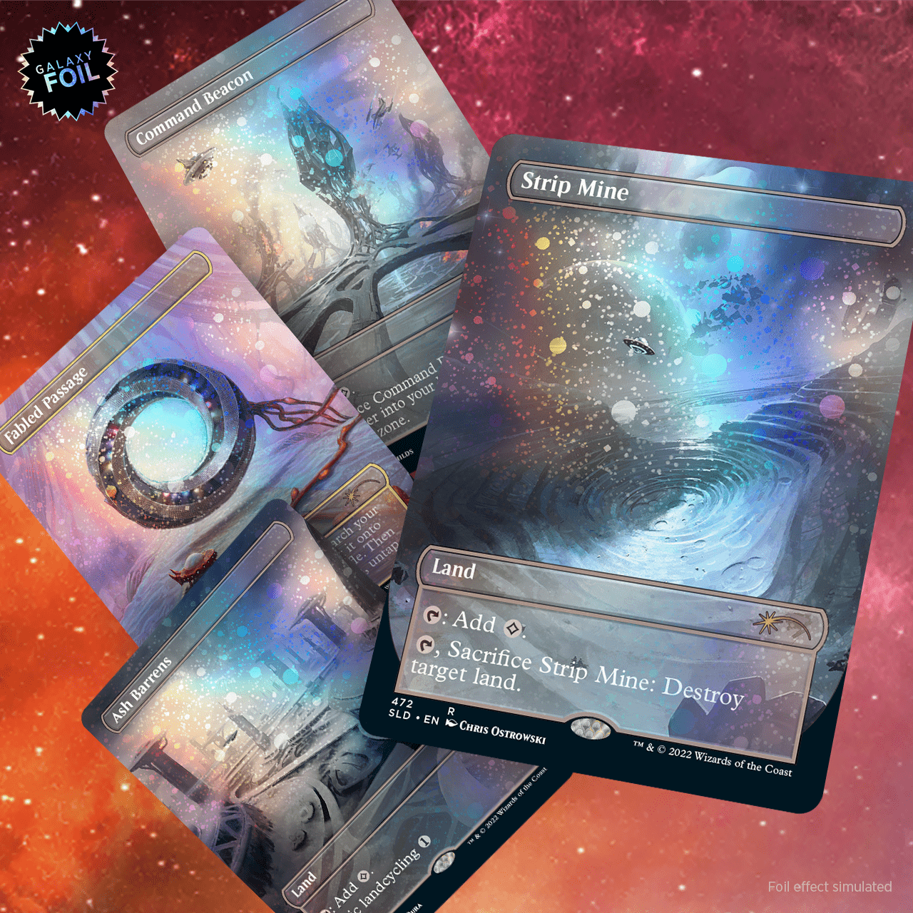 Totally Spaced Out Galaxy Foil Edition | Secret Lair