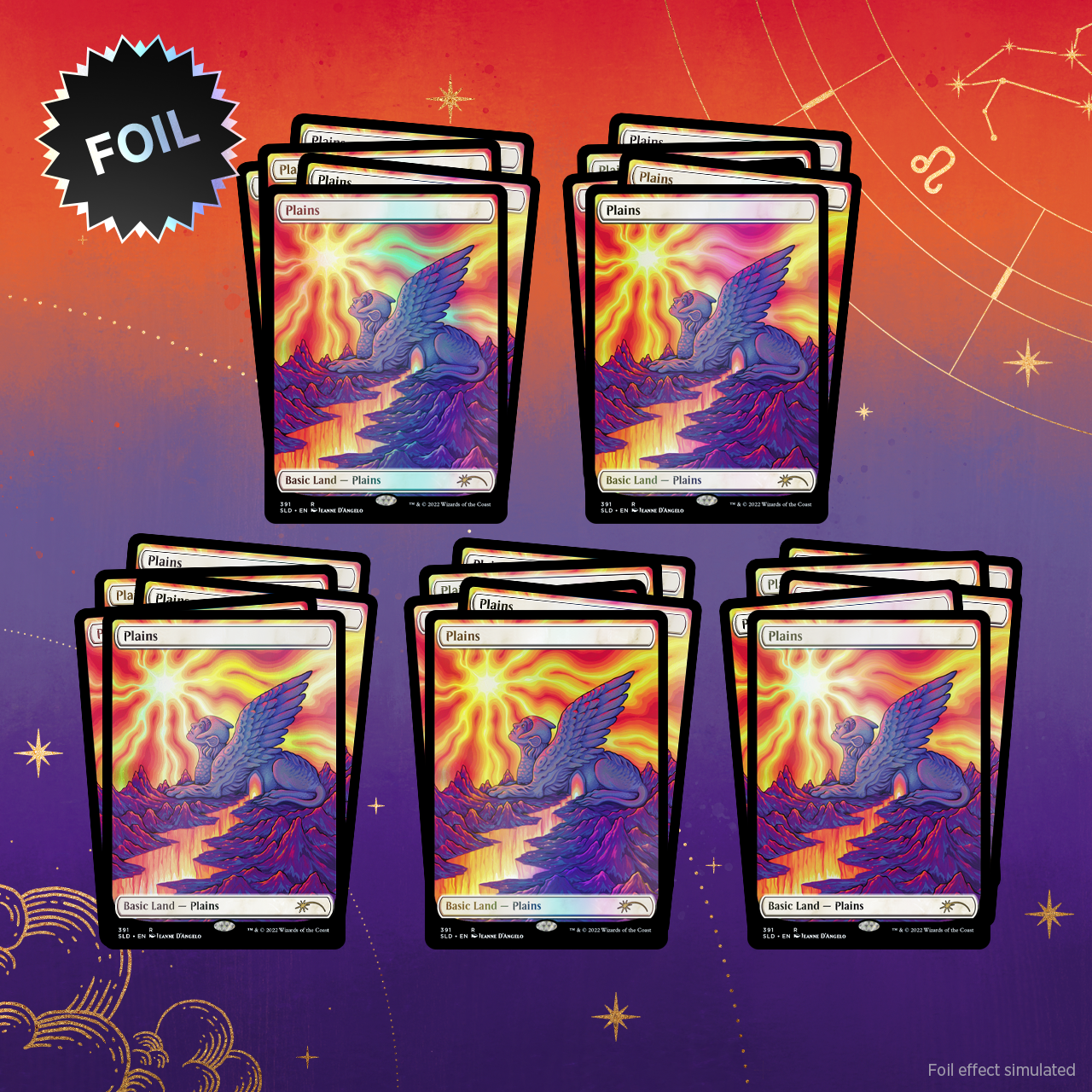 The Astrology Lands: Leo Foil Bundle