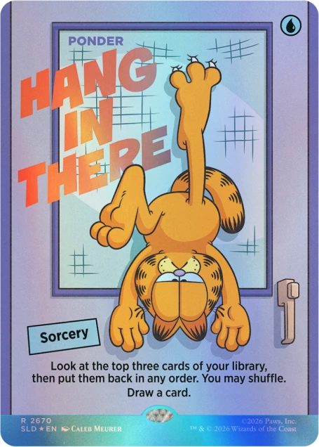 Secret Lair x Garfield: Motivationally Challenged Foil Edition​