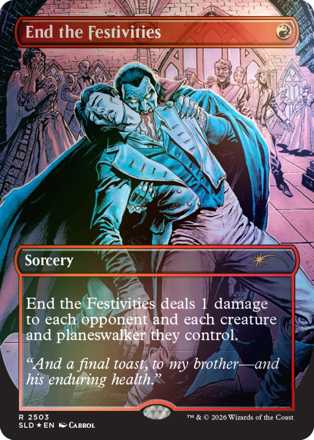 【FOIL】MTG Secret Lair Strahd's Descent Secret Lair x Dungeons & Dragons®: Strahd's Descent Foil Edition