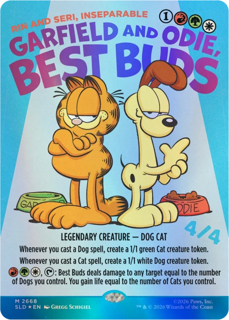 Secret Lair x Garfield: Motivationally Challenged Foil Edition​