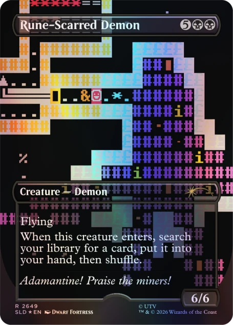 Secret Lair x Dwarf Fortress: Create New World Foil Edition