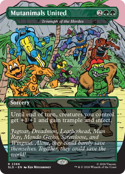 Secret Lair x Teenage Mutant Ninja Turtles: The Mighty Mutanimals