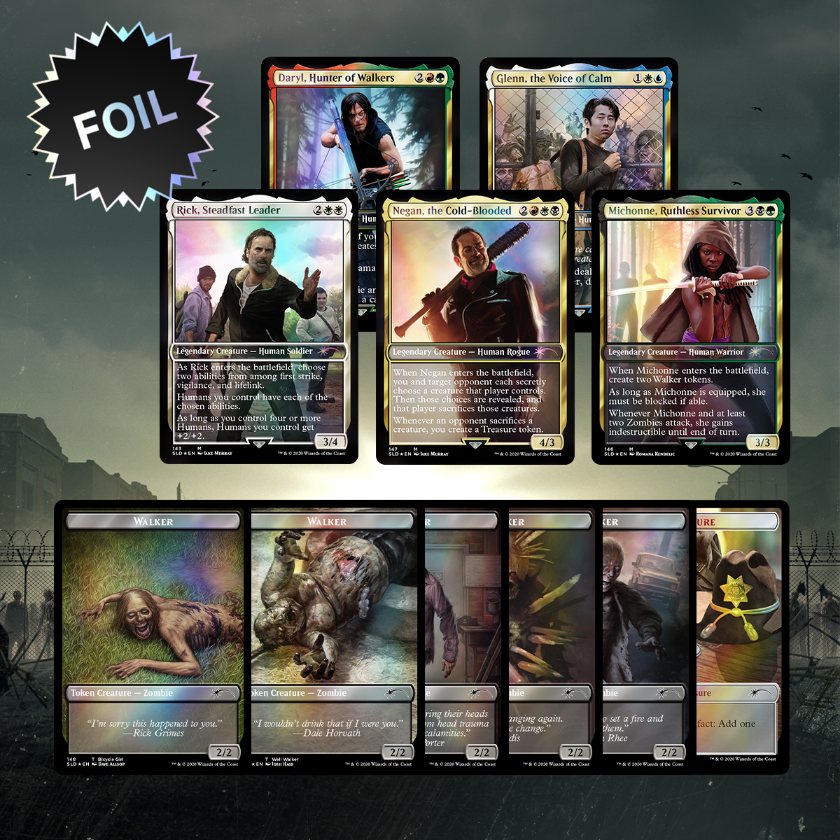 純正売品MTG Secret Lair The Walking Dead ボックス