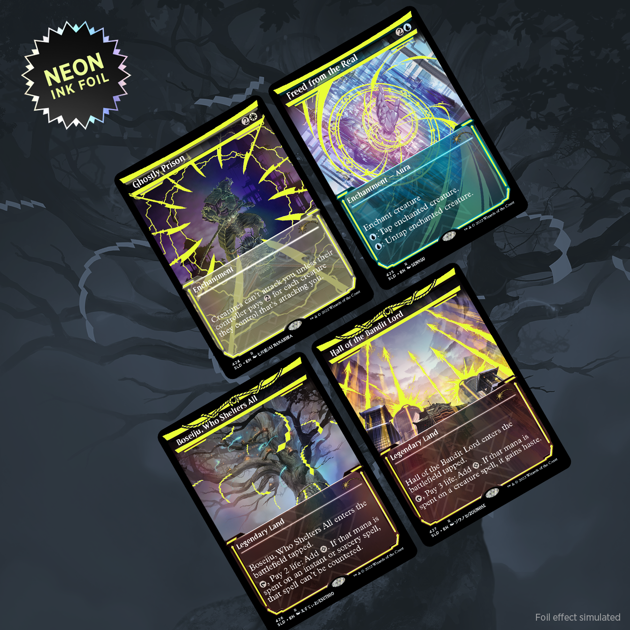 Showcase: Neon Dynasty Neon Ink Foil Edition | Secret Lair