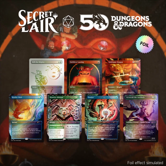 Secret Lair x Dungeons & Dragons®: An Exhibition of Adventure Foil Edition