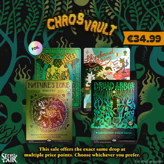 Prints Charming Foil Edition €34.99 | Secret Lair