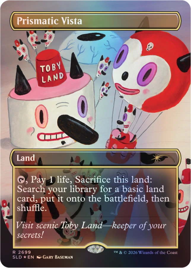 MTG Toby’s Journey by Gary Baseman Foil Toby's Journey by Gary Baseman Foil Edition​ | Secret Lair