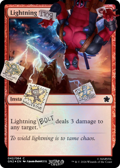 Secret Lair x Marvel's Deadpool: I Fixed It (You’re Welcome) Foil Edition