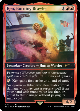 Bonus Card MTG Secret Lair X Street Fighter Foil Magic The Gathering