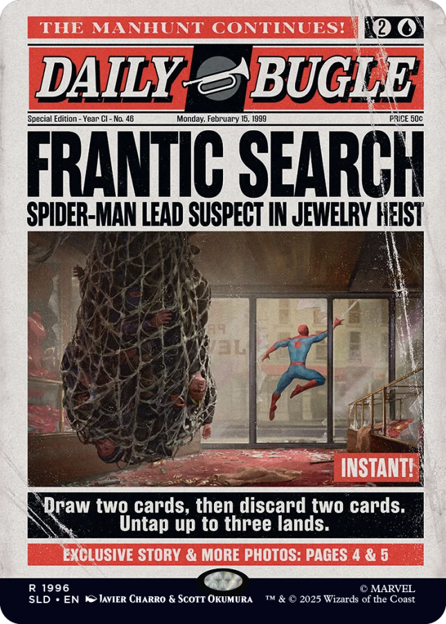 Secret Lair x Marvel's Spider-Man: Daily Bugle Breaking News
