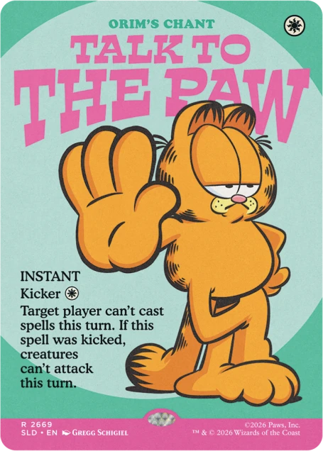 Secret Lair x Garfield: Motivationally Challenged​