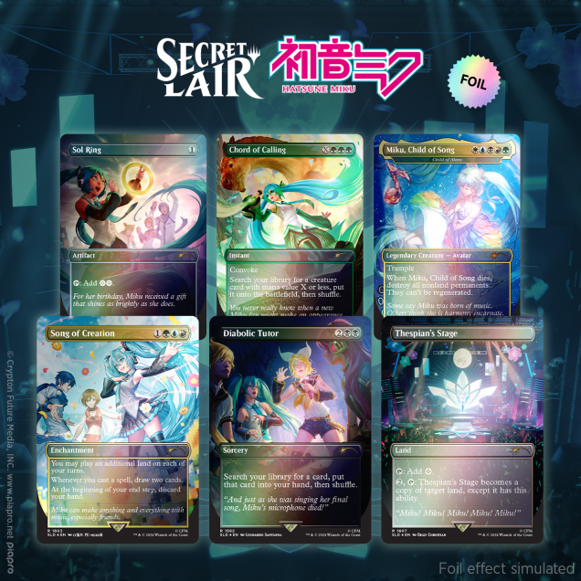 Secret Lair x Hatsune Miku: Digital Sensation EN Foil Edition