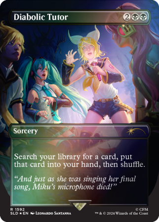 Hatsune Miku Digital Sensation MTG secret lair sealed foil