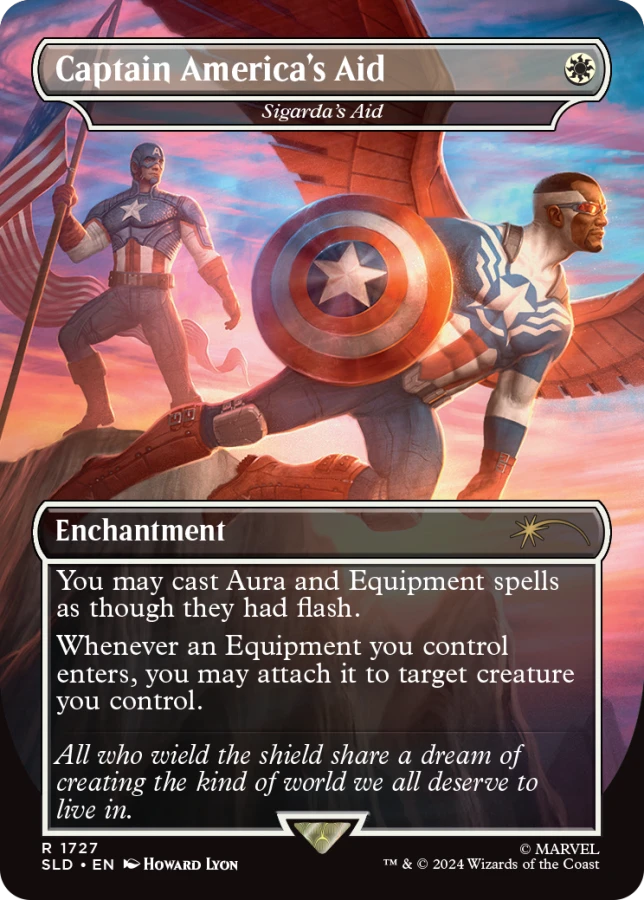 MTG Secret Lair Marvel’s Captain America Secret Lair x Marvel's Captain America | Secret Lair
