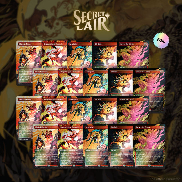 EVERYTHING IS ON FIRE Playset Bundle Foil Edition