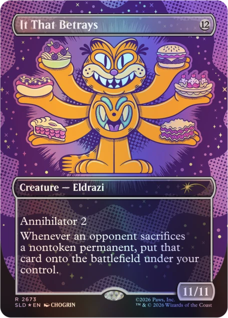 Secret Lair x Garfield: Our Only Thought is to Entertain You Foil Edition​