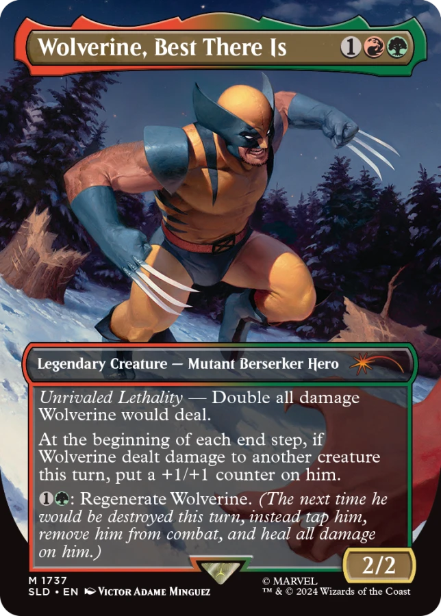 開封済 MTG SLD Secret Lair Wolverine Marvel Secret Lair x Marvel's Wolverine | Secret Lair