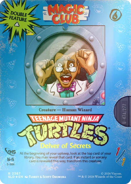 Secret Lair x Teenage Mutant Ninja Turtles: VHS Villains Foil Edition