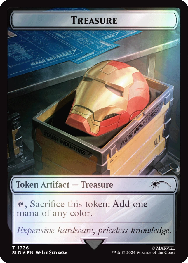 MTG Magic Secret Lair X Marvel Ironman FOIL Edition | eBay
