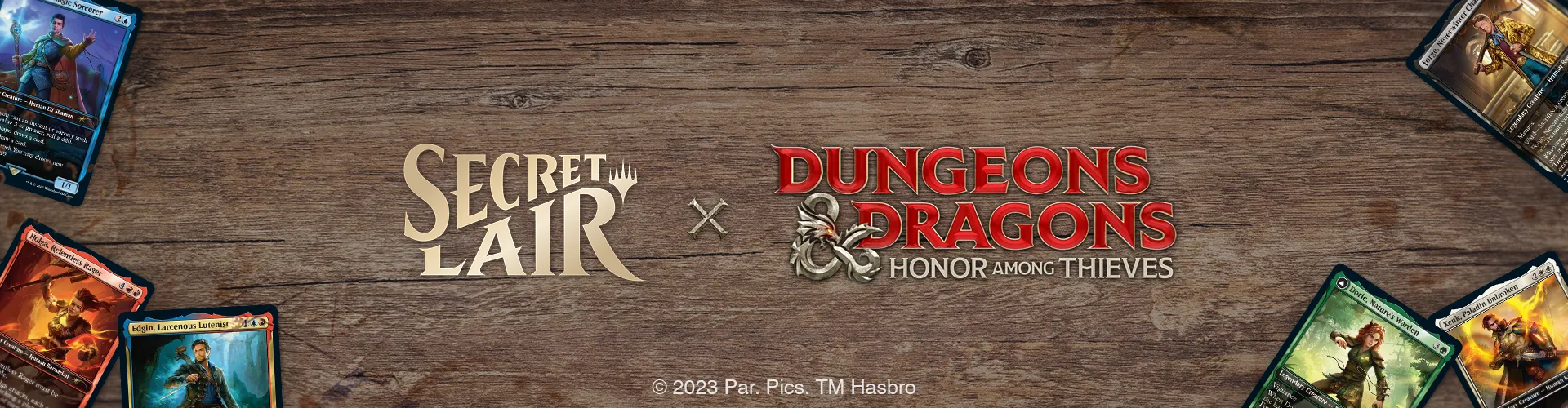 Secret Lair x Dungeons & Dragons: Honor Among Thieves Header Banner