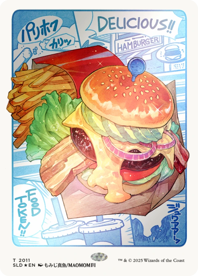 2025年新作アイテムが続々登場 Oishii! Tokens Lair Secret | Edition Foil トークン オイシイ！ マジック：ザ・ギャザリング