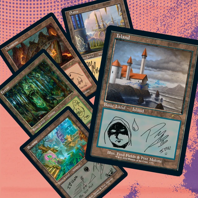 Secret Lair x Post Malone: The Lands