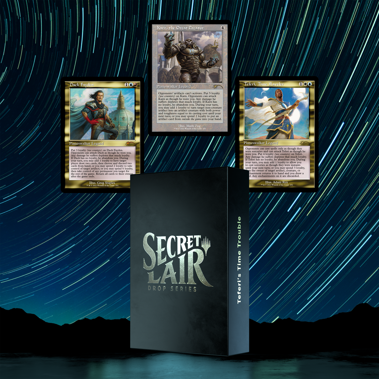 SECRET LAIR   Teferi's Time Trouble  4個マジックザギャザリング
