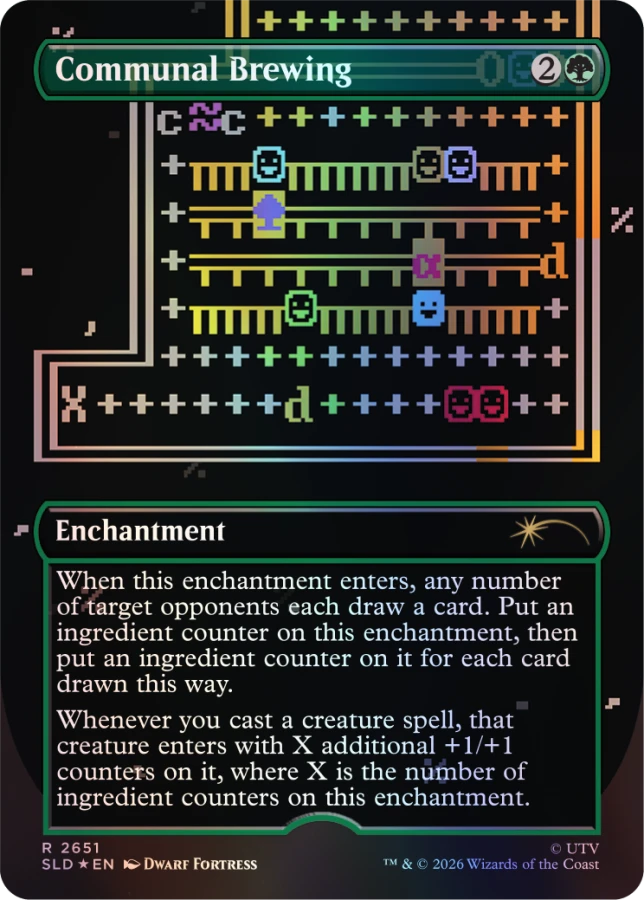 Secret Lair x Dwarf Fortress: Create New World Foil Edition