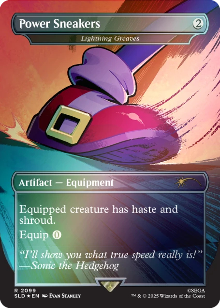 Secret Lair x Sonic: Turbo Gear Foil Edition