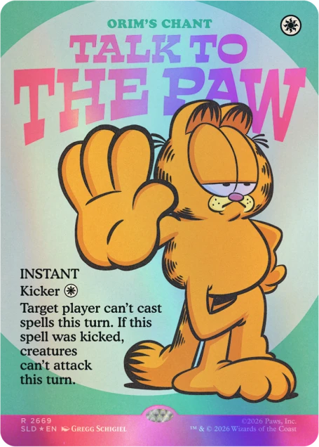 Secret Lair x Garfield: Motivationally Challenged Foil Edition​