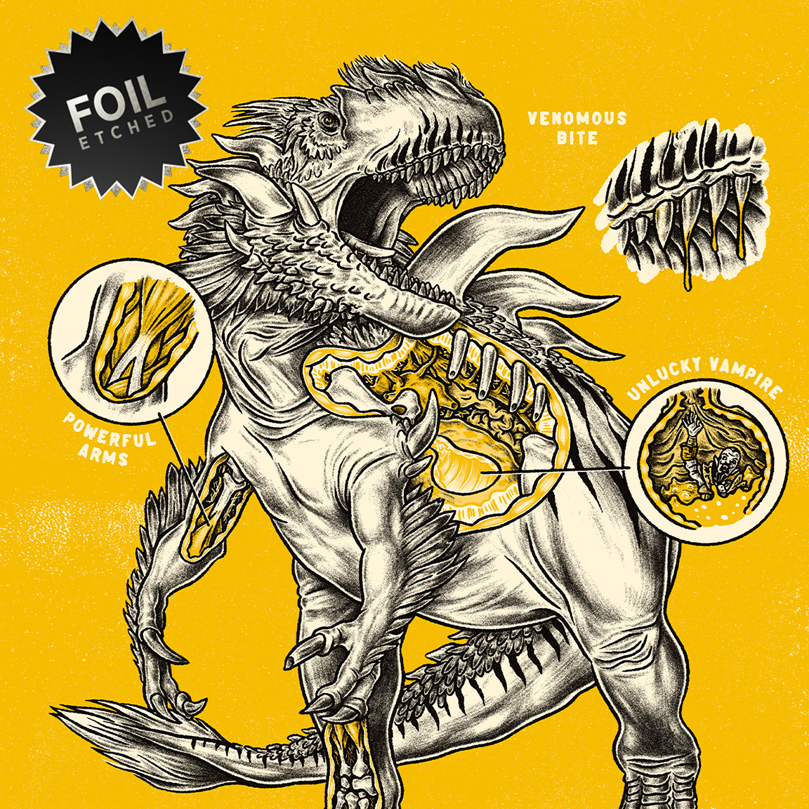 Monster Anatomy 101 Foil Etched Edition | Secret Lair