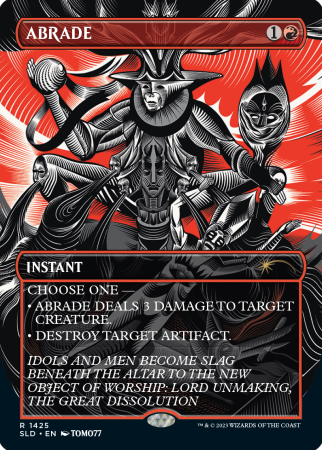 波乱の悪魔　4枚　sld mtg secret lair 波乱の悪魔 4枚 sld mtg secret lair