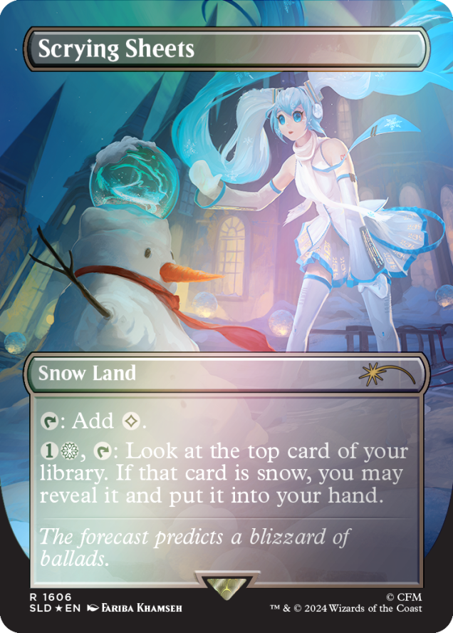 Secret Lair x Hatsune Miku: Winter Diva EN Foil Edition