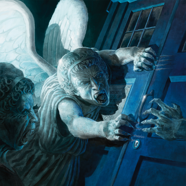 Secret Lair x Doctor Who: The Weeping Angels Foil Edition