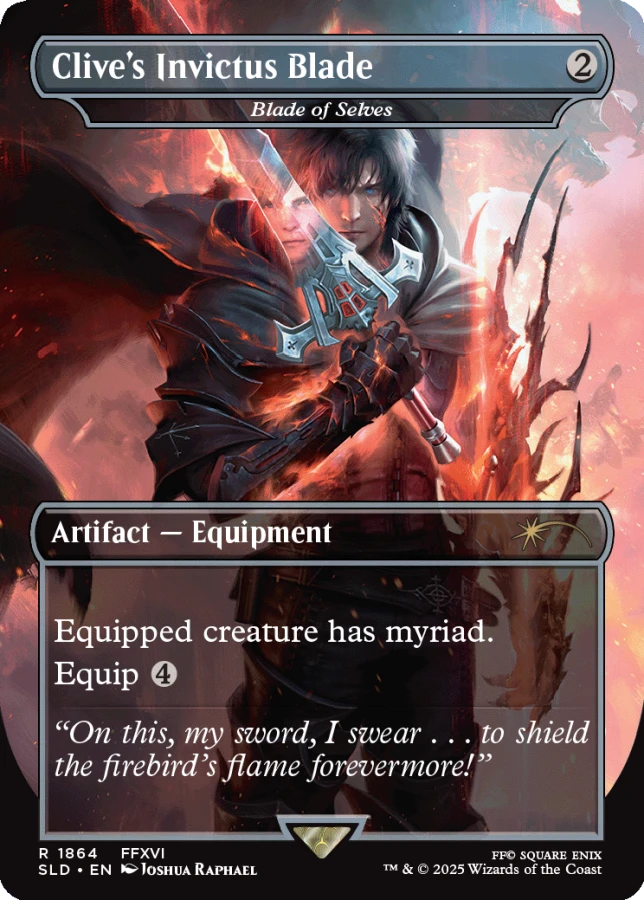 英 FOIL Secret Lair FINAL FANTASY Weapons Secret Lair FINAL FANTASY WEAPONS FOIL ENGLISH - Magic The