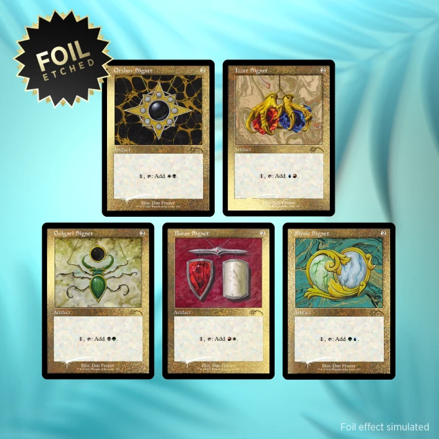 Dan Frazier is Back: The Enemy Signets Foil Edition | Secret Lair