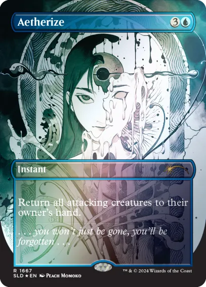 限定 peach桃子先生イラスト 稲妻　プレイマット foil m23151845858_1.jpg?1750523280