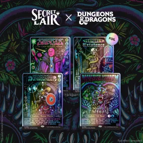 Secret Lair x Dungeons & Dragons®: Black Lights & Dark Dungeons Foil Edition