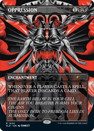波乱の悪魔　4枚　sld mtg secret lair 波乱の悪魔 4枚 sld mtg secret lair
