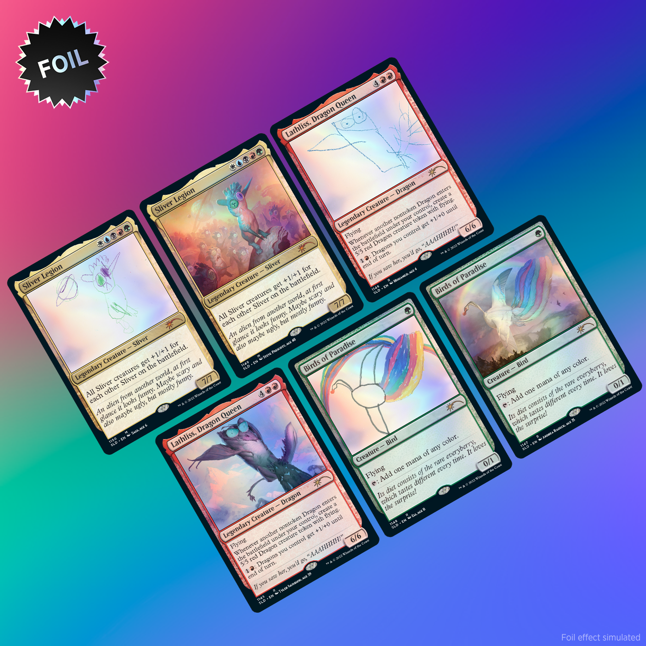 訳あり】 MTG Secret Lair Feb2022 15種 未開封品 特価 マジック：ザ