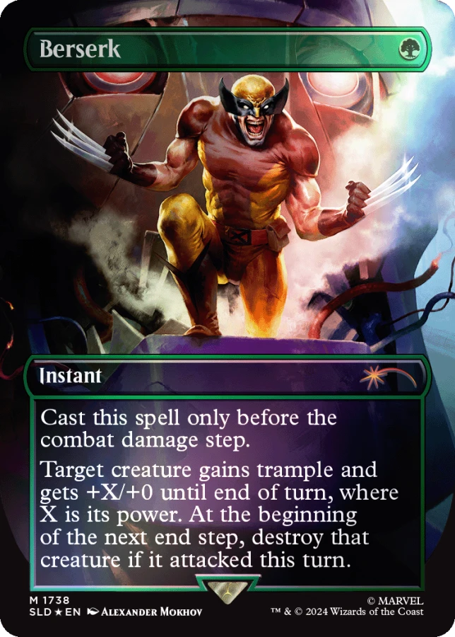 MTG Secret Lair Marvel’s Wolverine Foil Secret Lair x Marvel's Wolverine Foil Edition | Secret Lair