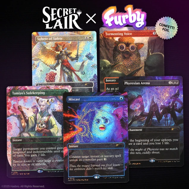 Secret Lair x Furby: Furbys: The Gathering Confetti Foil Edition​