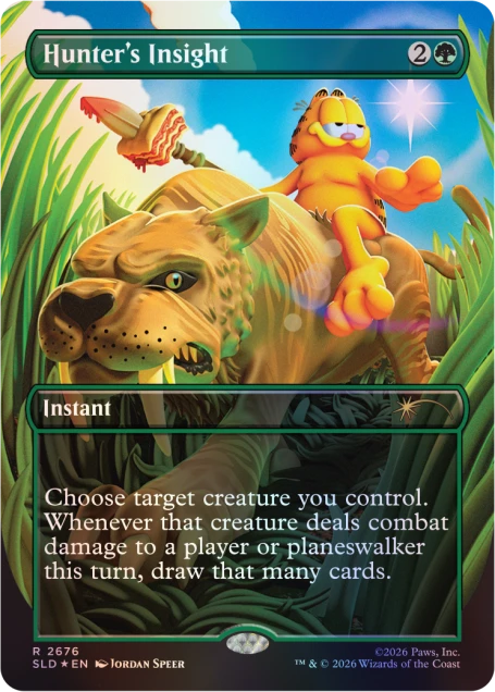Secret Lair x Garfield: Our Only Thought is to Entertain You Foil Edition​