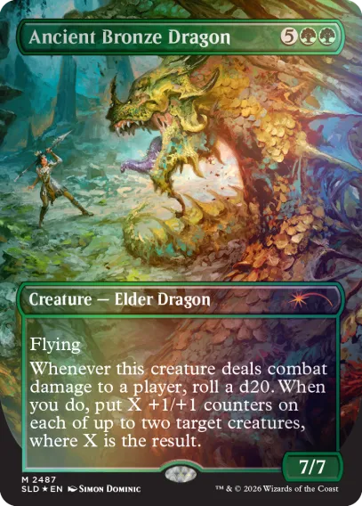 MTG 黄金架のドラゴン　foil secret lair Yahoo!オークション - MTG SLD 黄金架のドラゴン 英語foil 一枚 Secret