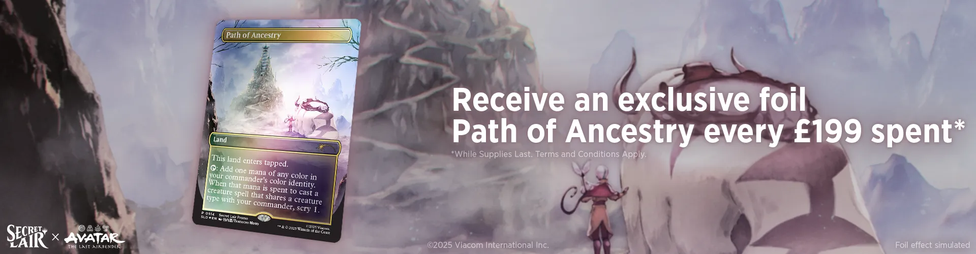 Secret Lair x Avatar: The Last Airbender Superdrop