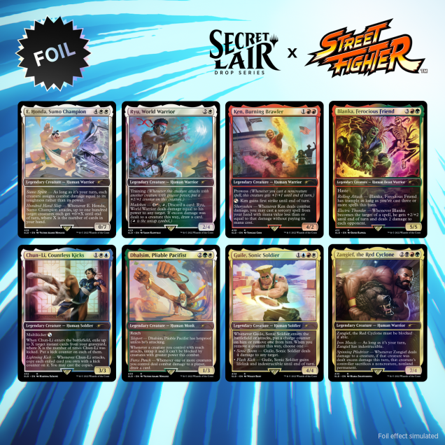 Secret Lair x Street Fighter Foil Edition