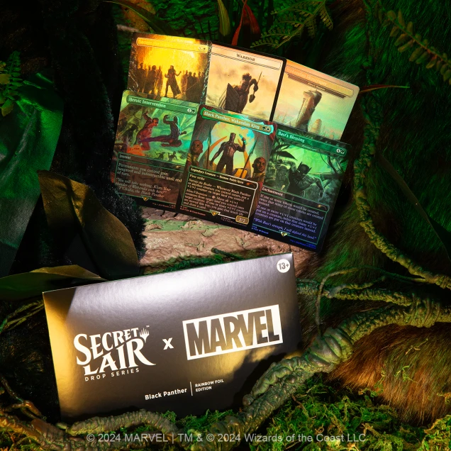 Secret Lair x Marvel's Black Panther Foil Edition
